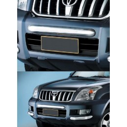 City Guard inox delantero central Toyota Land Cruiser KDJ 120 12