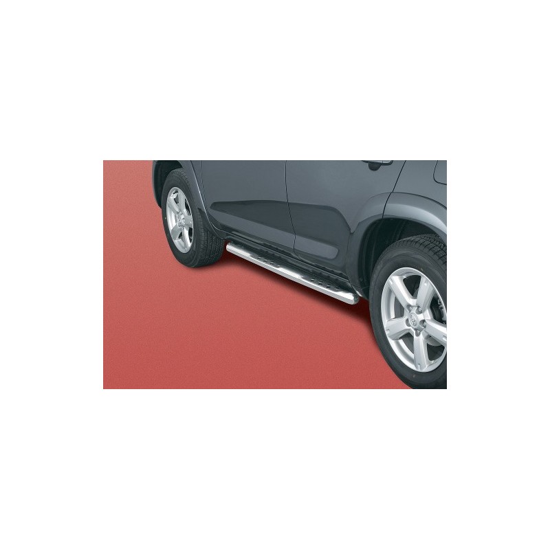 Estribos laterales inox RAV 4 2006 en tubo 60 mm mod  Combi  Ser