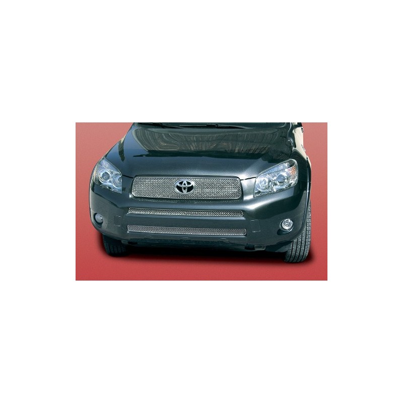 Conj  3 rejillas frontales en inox RAV 4 2006  Serie T 