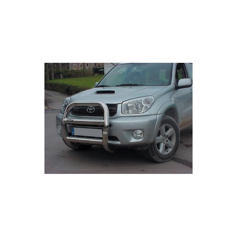 Defensa delantera Big Bar inox RAV 4 2003 2006  alta diametro 76