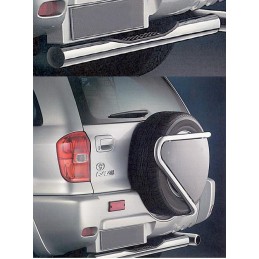 Parachoques trasero inox Combi RAV 4 2003 2006   estribo diametr
