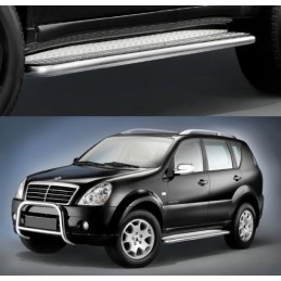 Estribos inox plataforma Rexton 06  Serie C 