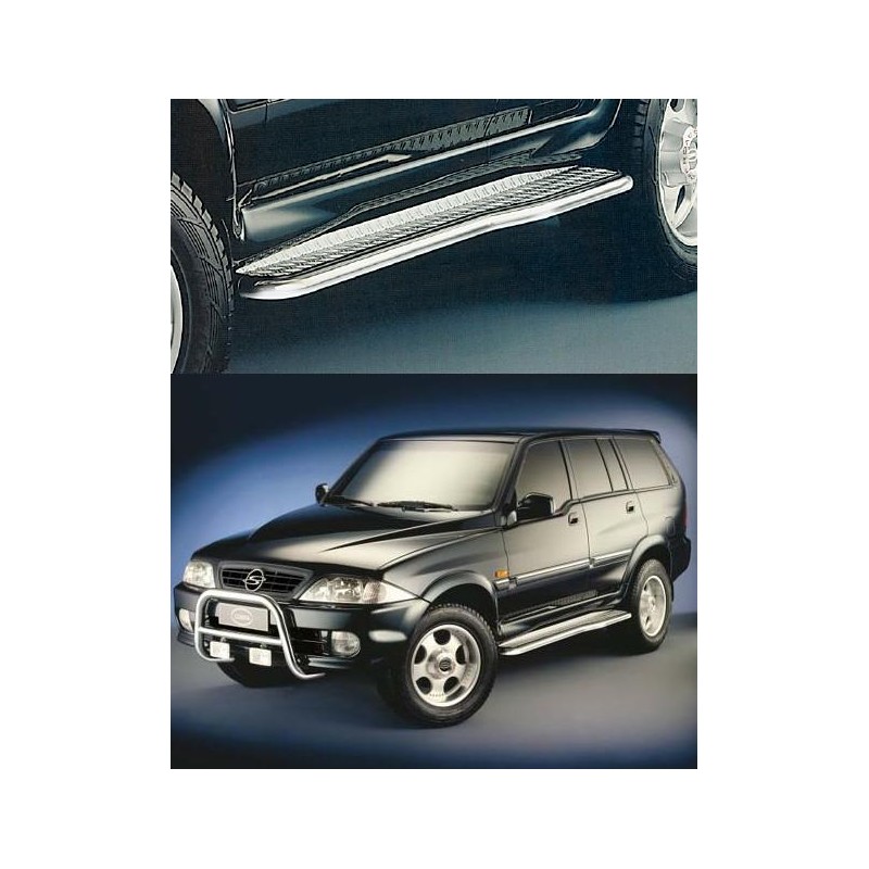 Estribos en plataforma inox MUSSO  Serie C   Valido para modelo 