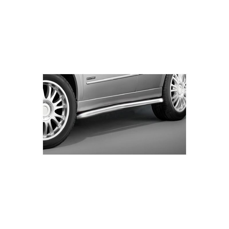 estribos en tubo inox Ssangyong Actyon diametro 60mm  Serie C 