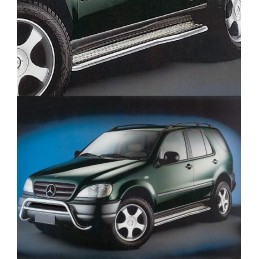 estribos laterales plataforma lujo inox Mercedes ML 98   Serie C
