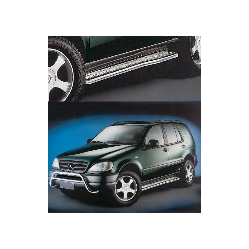 estribos laterales plataforma lujo inox Mercedes ML 98   Serie C