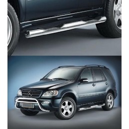 estribos laterales inox mod Mercedes ML 98   combi tubo plataf d