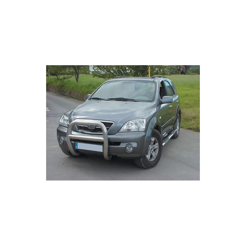 Big Bar inox  modelo alto 76mm  Diametro  BULLFACE  Kia Sorento 