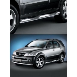 Estribos inox  Kia Sorento modelo combi 80 mm  Diametro  Serie C