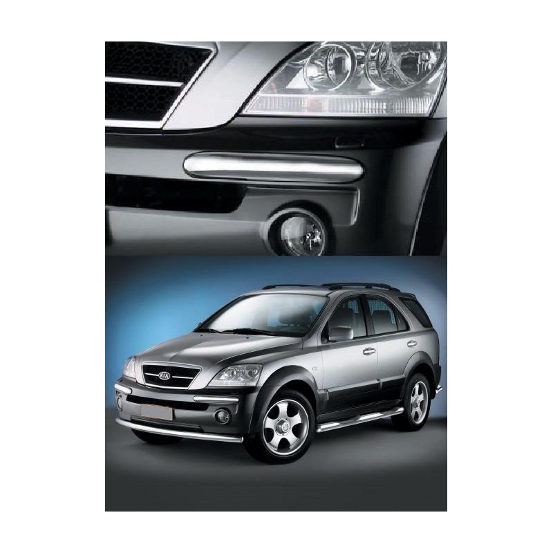 Cityguard inox delantero lateral  Kia Sorento  09 2006   Serie C