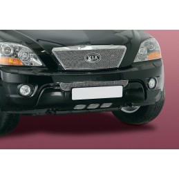 Conjunto 5 rejillas frontales inox Kia Sorento 09 2006   Serie T
