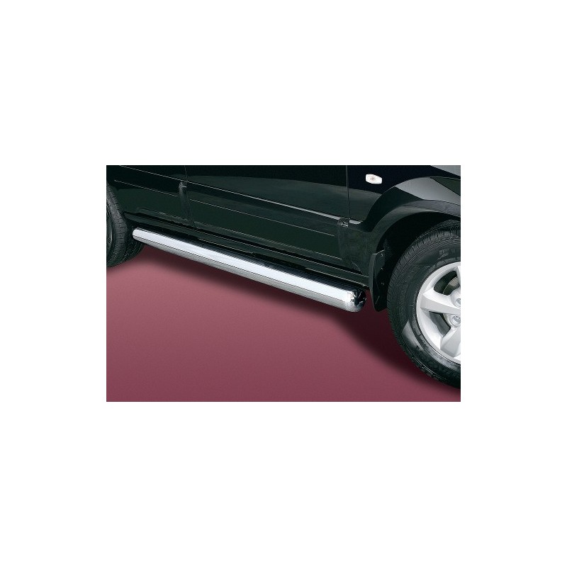 Estribos laterales inox en tubo 76 mm SORENTO DESDE 09 2006    S