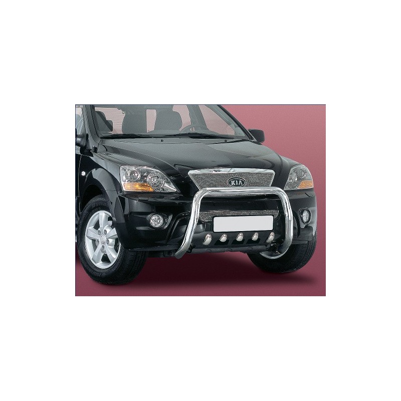 Conjunto 5 unas protectoras de bajos delanteras inox SORENTO DES