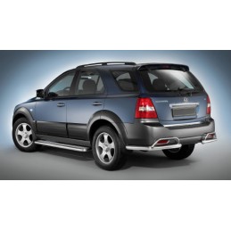 Estribos laterales en plataforma inox Kia Sorento 09 2006   Seri