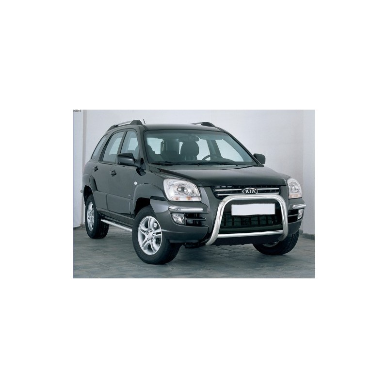 Defensa delantera inox Sportage 2005  gt  Homologada CEE