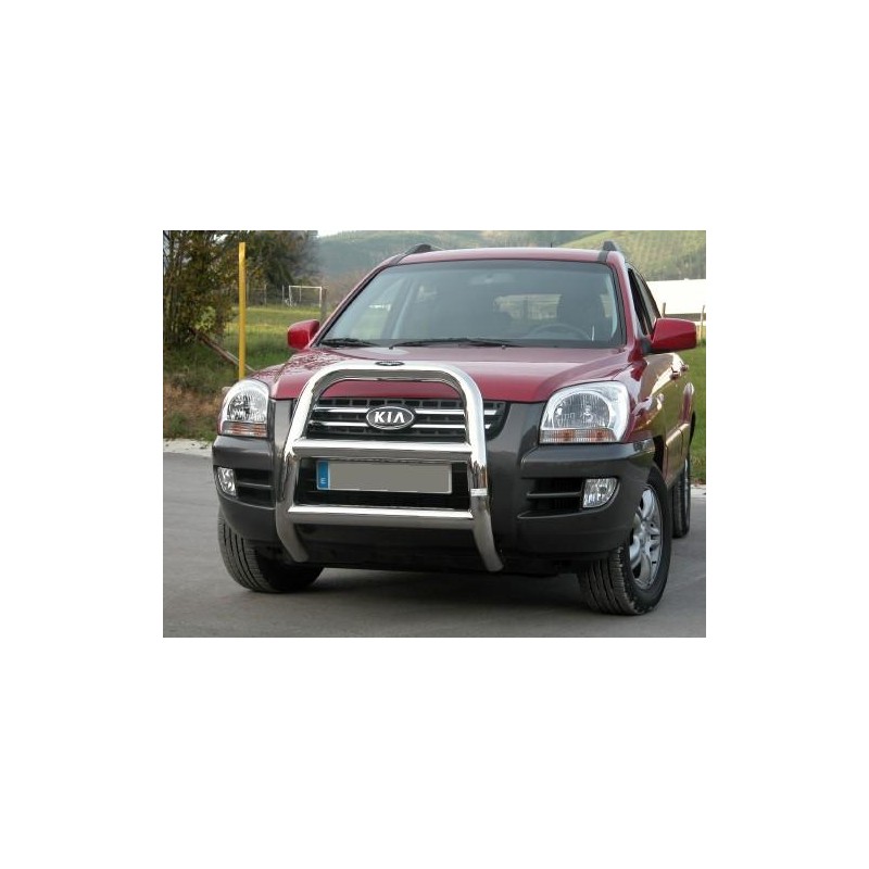 Big Bar inox 76 mm alto Sportage 2005   gt  BULLFACE 