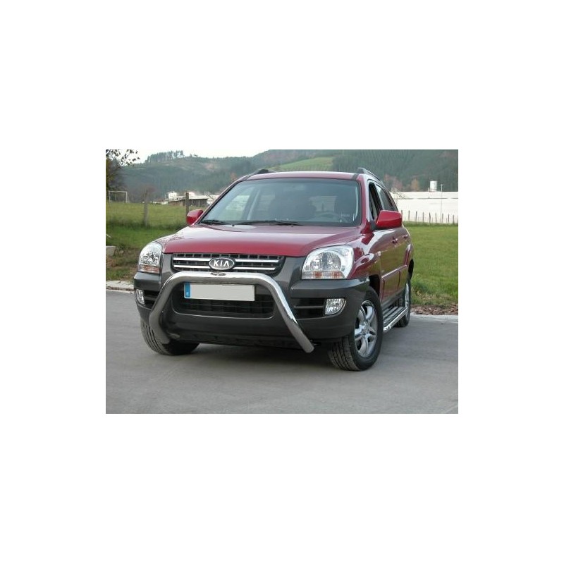 Big Bar inox 76 mm bajo Sportage 2005   gt  BULLFACE  queda mas baj