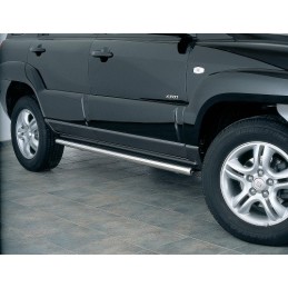 Estribos laterales en tubo inox 60 mm Sportage 2005   gt   Serie