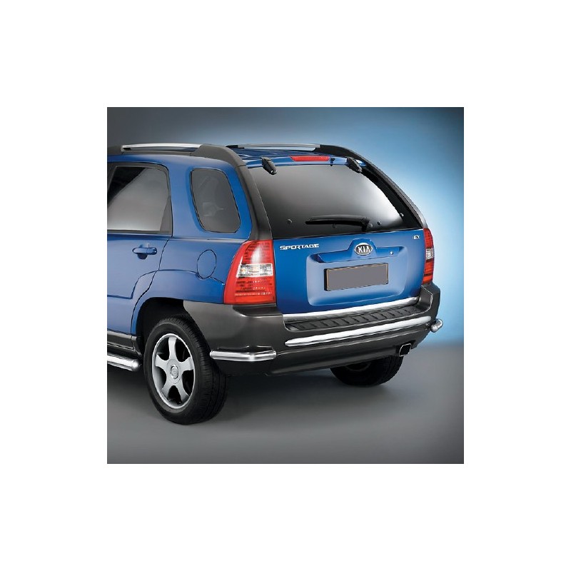 Protector inox de parachoques trasero 60 mm Sportage 2005   gt   Se