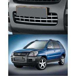 Rejilla inox de parachoques original Sportage 2005   gt   Serie C 