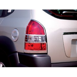 Protectores cromados pilotos traseros Kia Sportage 2005   gt   Seri