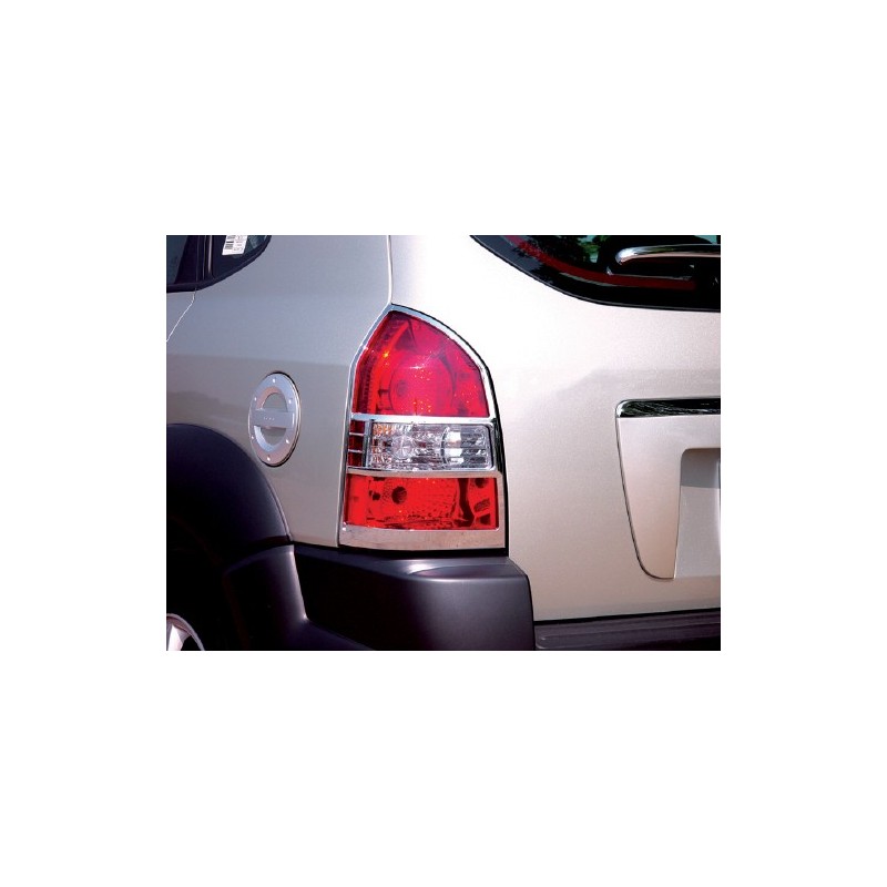 Protectores cromados pilotos traseros Kia Sportage 2005   gt   Seri
