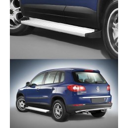Estribos plataforma aluminio VW Tiguan Sport y Country  Serie C 