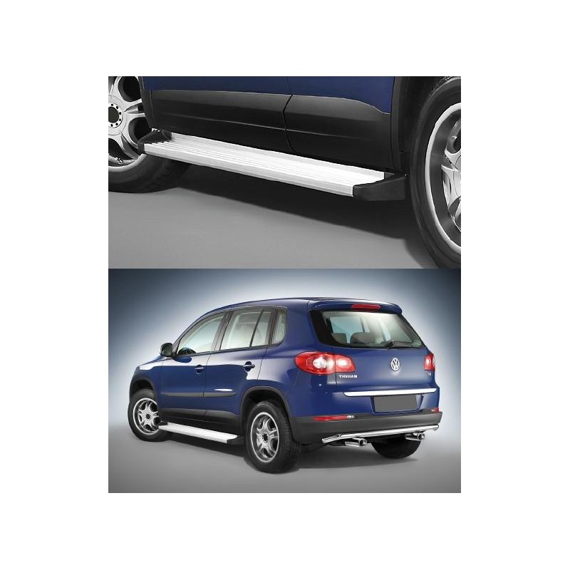 Estribos plataforma aluminio VW Tiguan Sport y Country  Serie C 