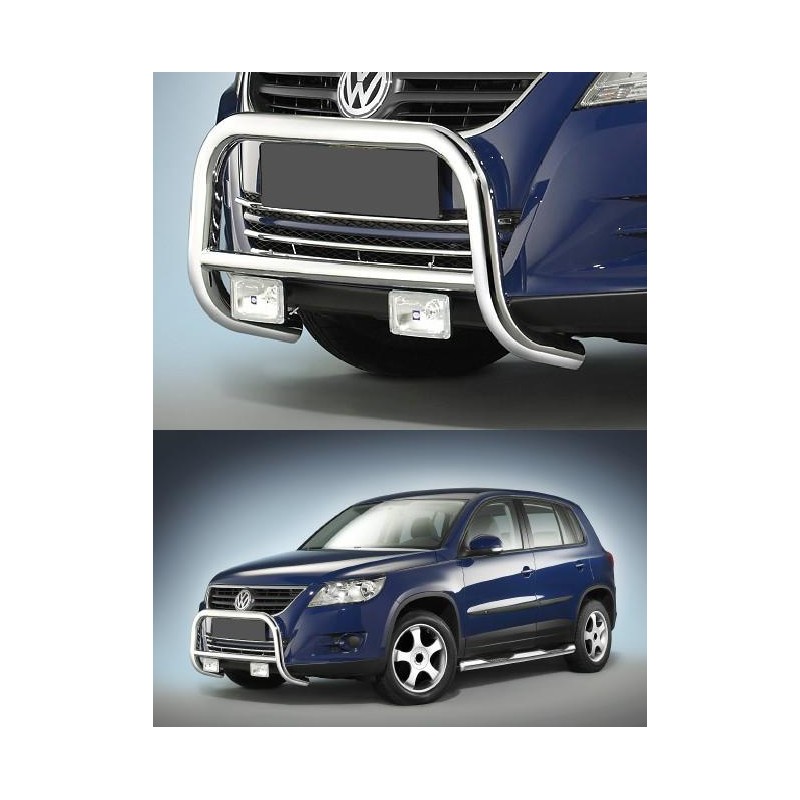 Rejilla inox de parachoques delantero Tiguan Sport  Serie C 