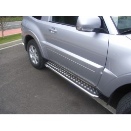 Estribos laterales inox plataforma Montero pajero V80 BK 2007  3