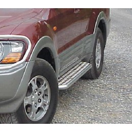 Estribos Plataforma inox Montero 2000  5 Puertas   BULLFACE 