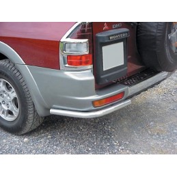 Jgo  protectores parachoques traseros inox   Montero Pajero 5 pu