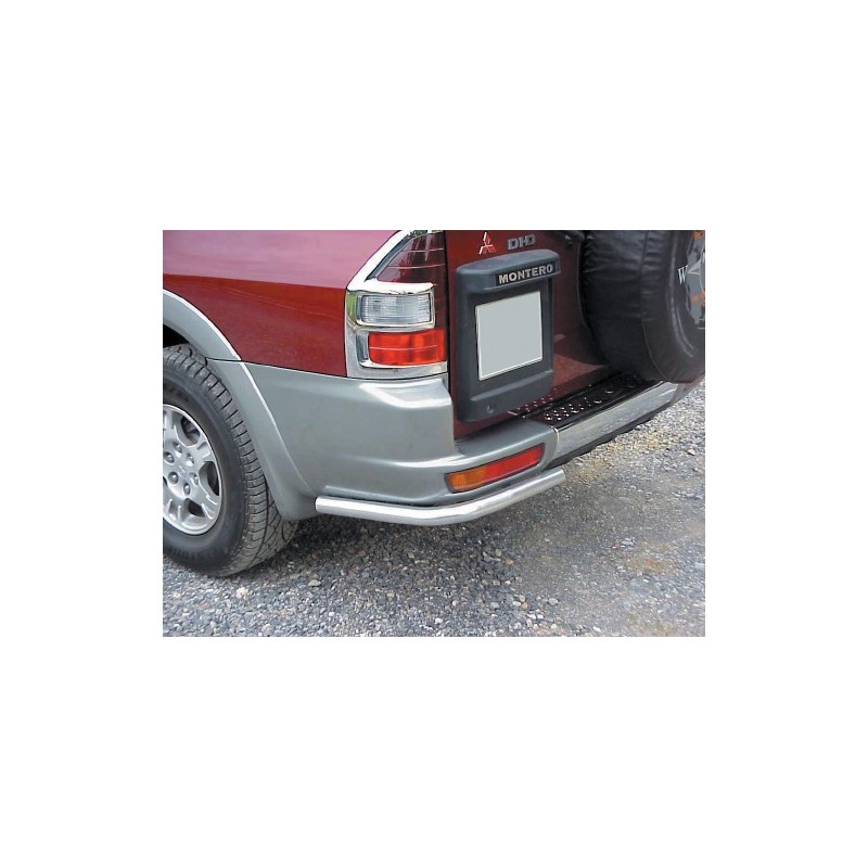Jgo  protectores parachoques traseros inox   Montero Pajero 5 pu