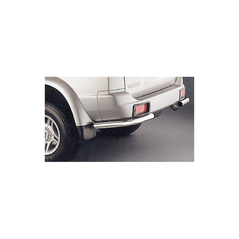 Protectores de parachoques traseros inox Pajero Sport   Serie C 