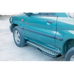 Estribos laterales en plataforma inox  Mitsubishi Pajero I O   B