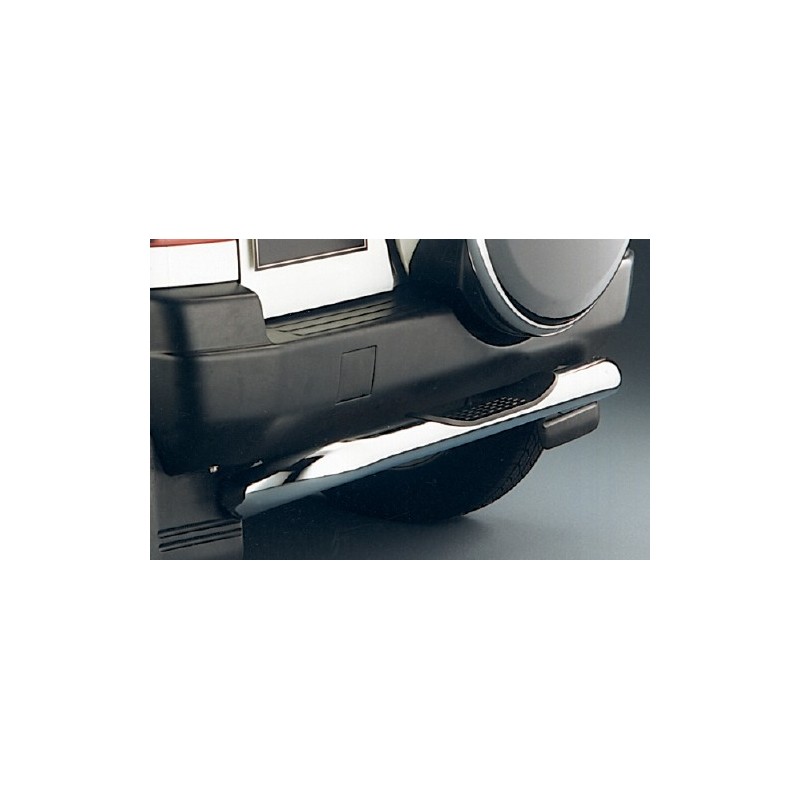 Parachoques trasero con estribo inox  lujo Mitsubishi Pajero I O