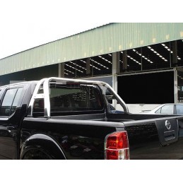 Roll Bar seccion oval inox doble con portafaros