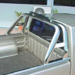 Roll Bar seccion oval inox simple sin portafaros d c  y club cab