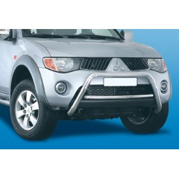 Protector traviesa tubo central inox para defensa L200 triton 06