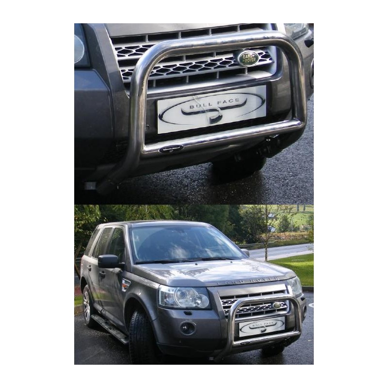 Defensa Big bar inox 63mm baja traviesa tubo homolg CEE  Bull fa