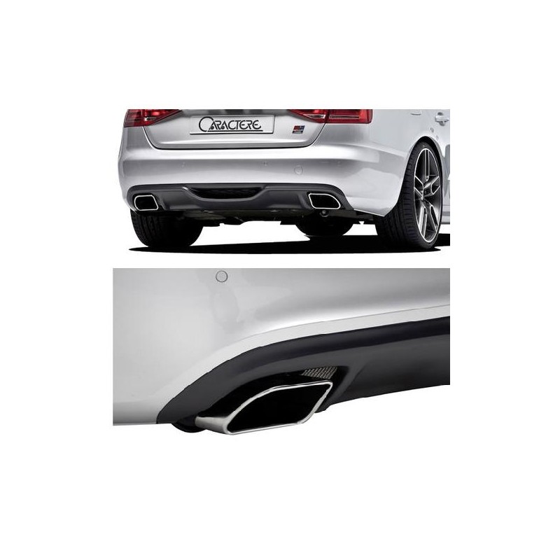 Anadido difusor tras con 2 escapes Audi A5 Caractere 2 7 TDI  3 