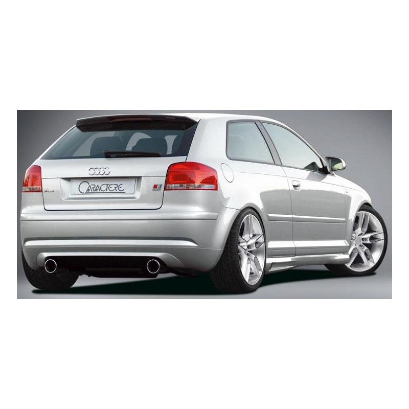 Anadido trasero incluido escape doble salida izq der Audi A3 8p 