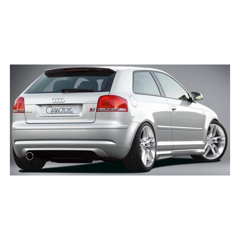 Anadido trasero Audi A3 8p 1 hueco mod Caractere