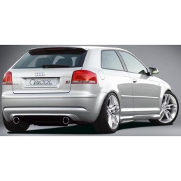 Anadido trasero Audi A3 8p 2 huecos mod Caractere