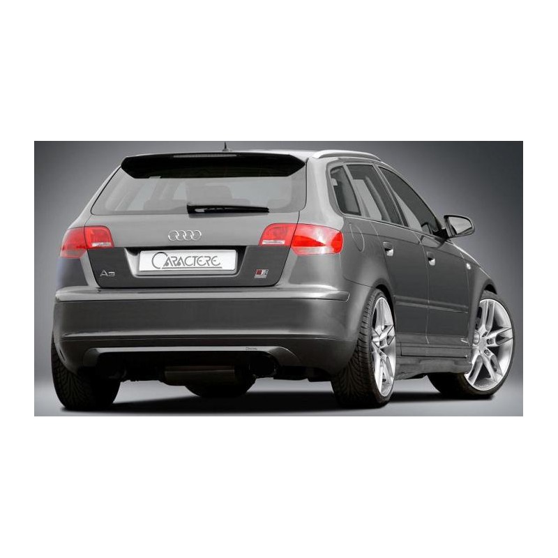 Anadido trasero Audi A3 8P Sportback mod Caractere
