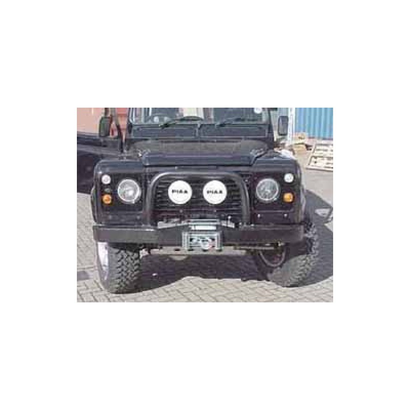Soporte Cabrestante Land Rover Defender con parachoques incorpor