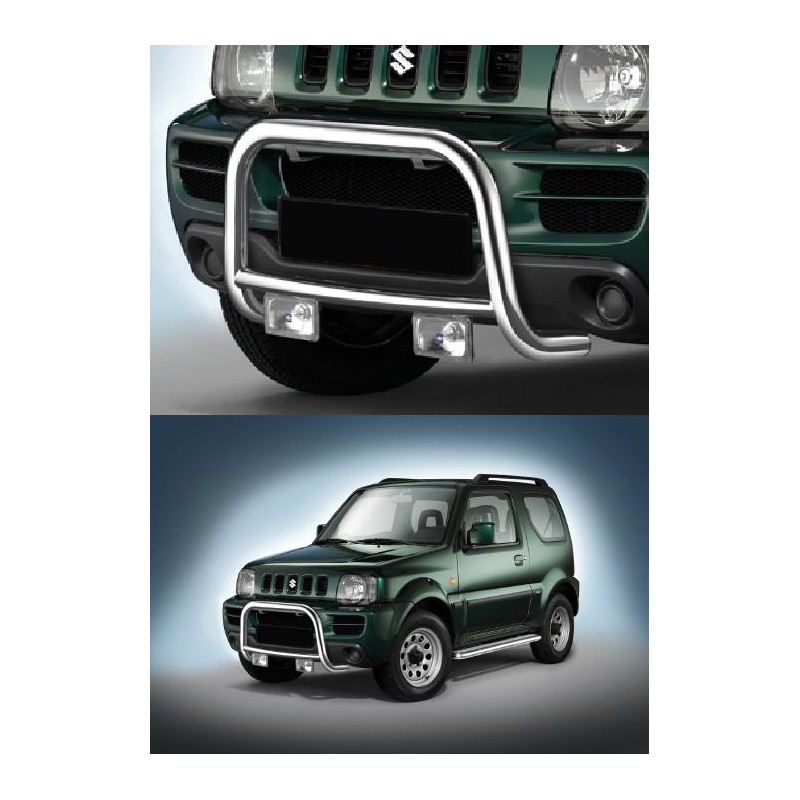 DEFENSA DELANTERA INOX SUZUKI JIMMY 2005  HOMOLOGADA