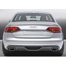 Anadido trasero Audi A4 B8 8K S Line 2 salidas mod Caractere