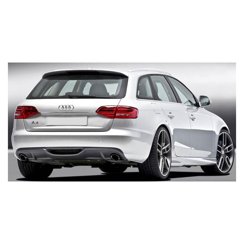 Anadido trasero Audi A4 B8 8K Avant S Line 2 salidas   escapes C
