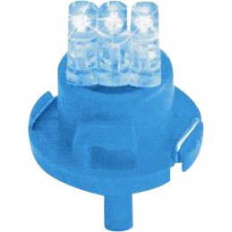 B8 5p iluminacion de instrumentos 3 LEDs 12 V   azul 5 piezas 